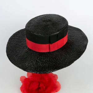 Chapeau de paille Yves Saint Laurent