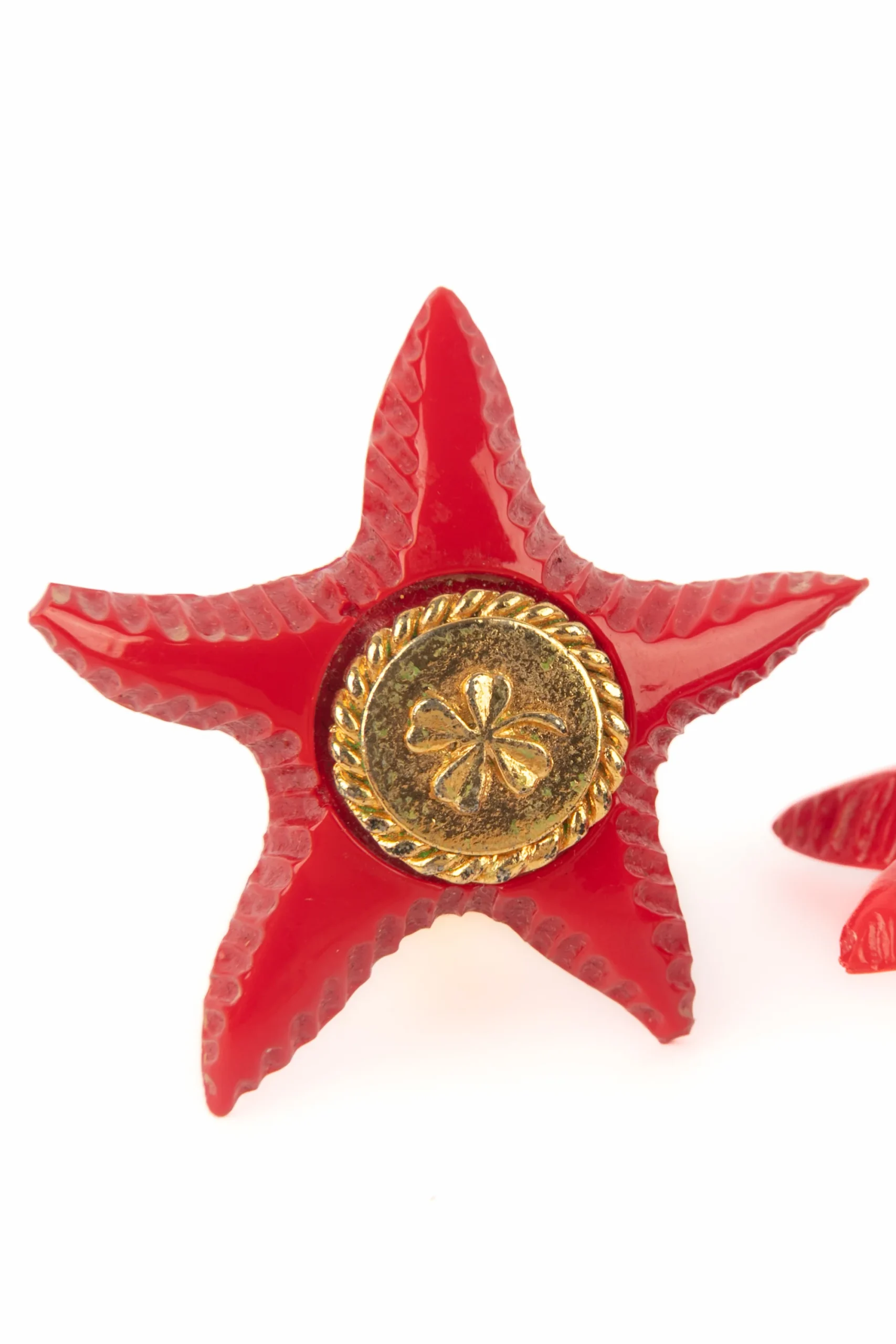 Boucles d'oreilles "étoile de mer" Chanel Haute Couture Eté 1989 – Image 6