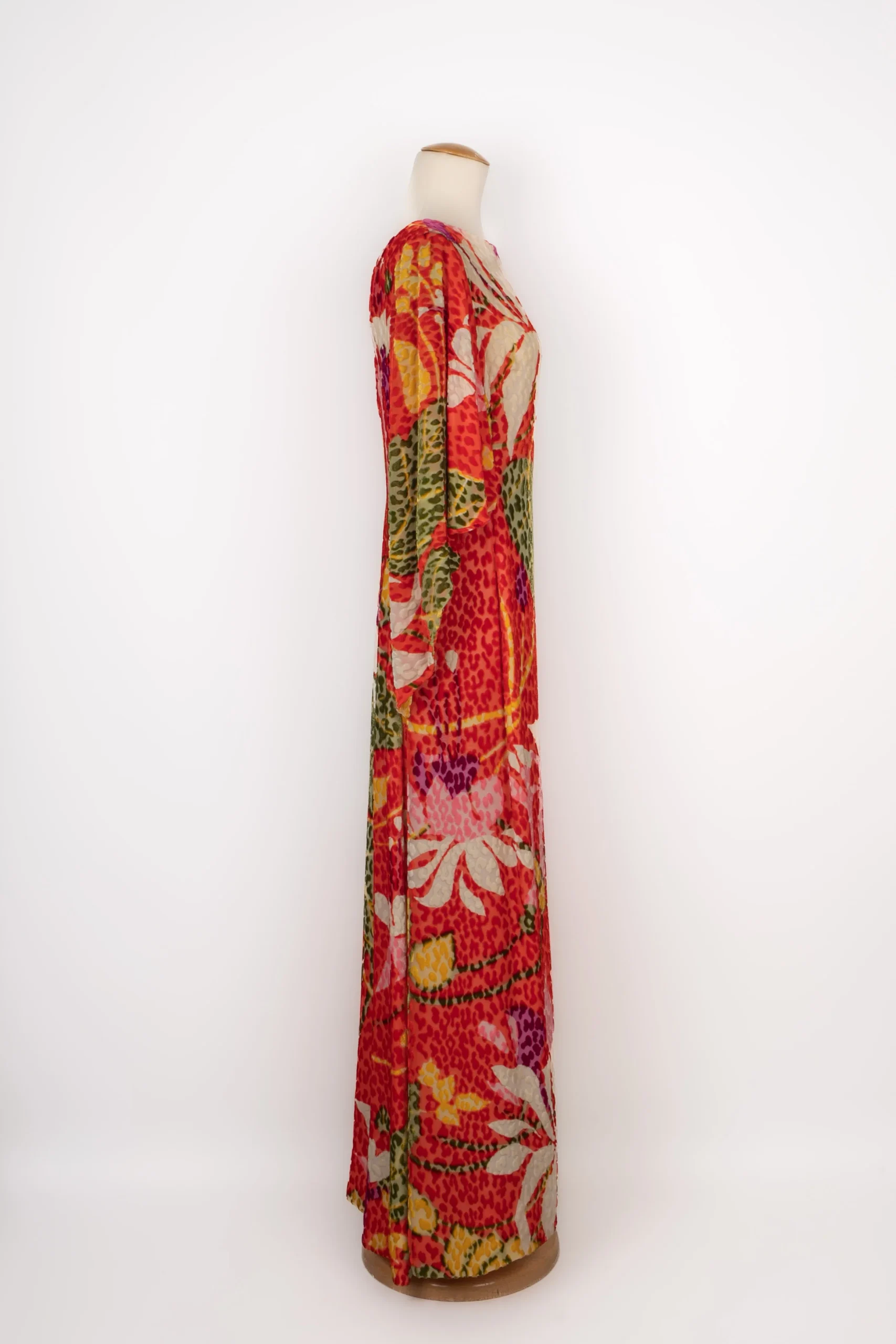 Robe en velours 1970's – Image 3