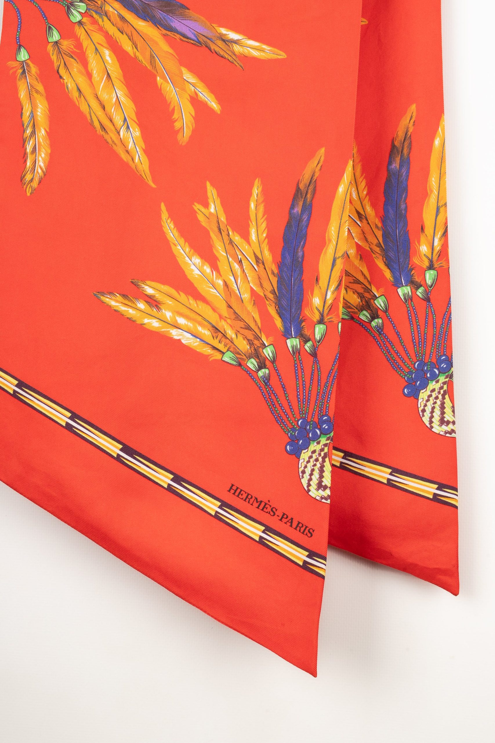 Echarpe en soie Hermès – Image 6