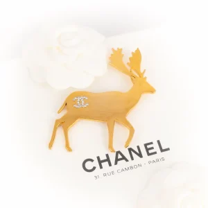 Broche cerf Chanel 2001