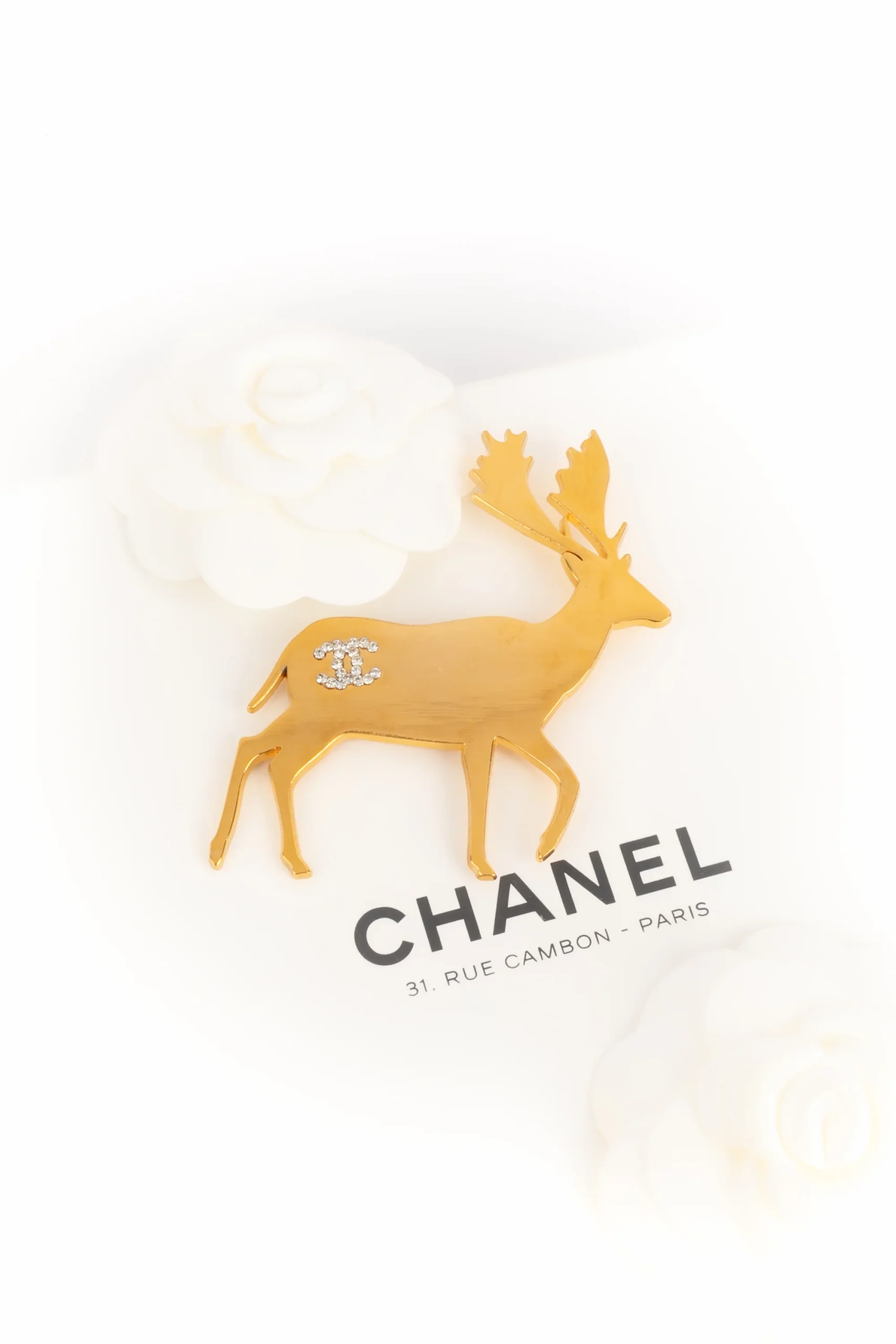 Broche cerf Chanel 2001