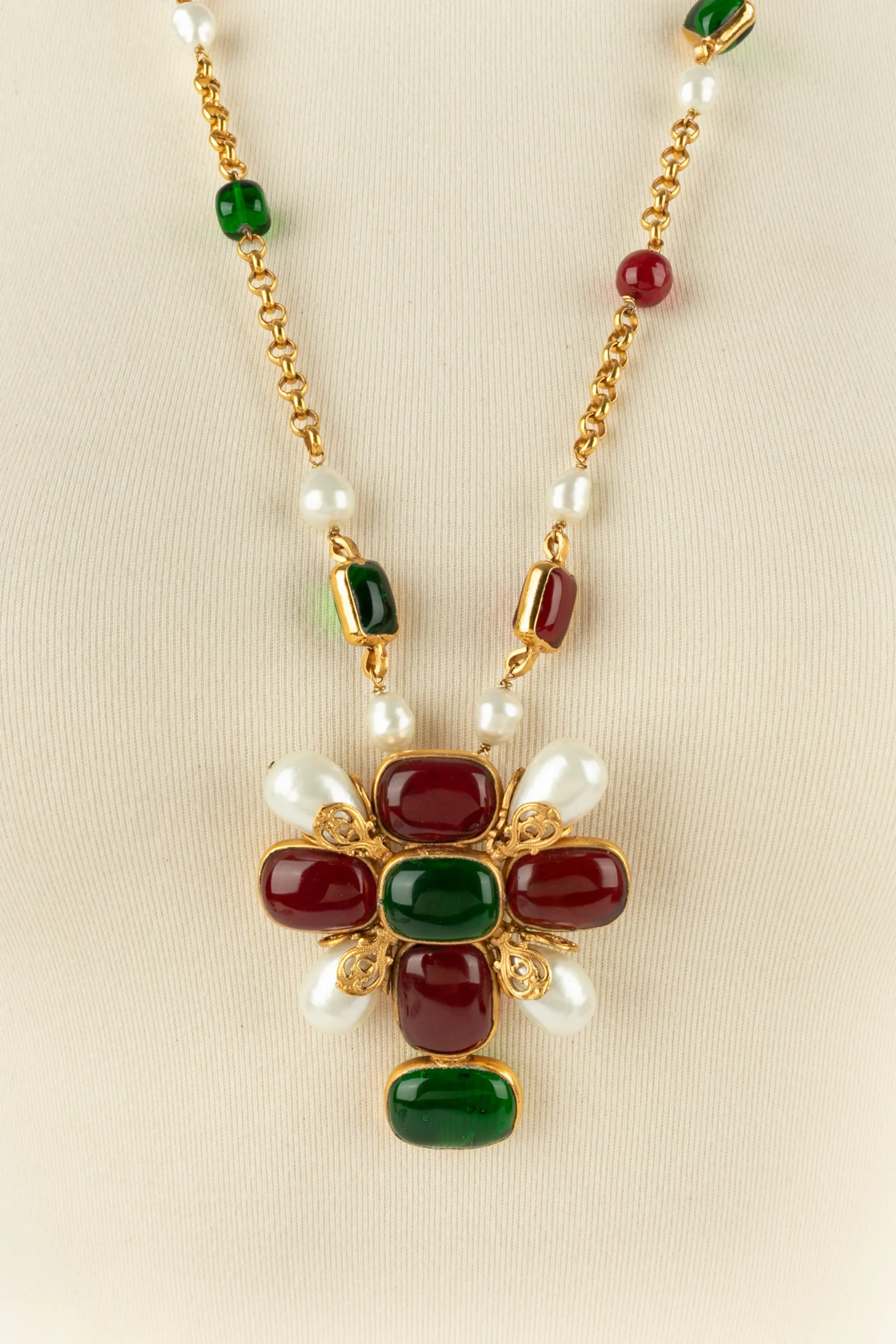 Collier croix Chanel 1994 – Image 5