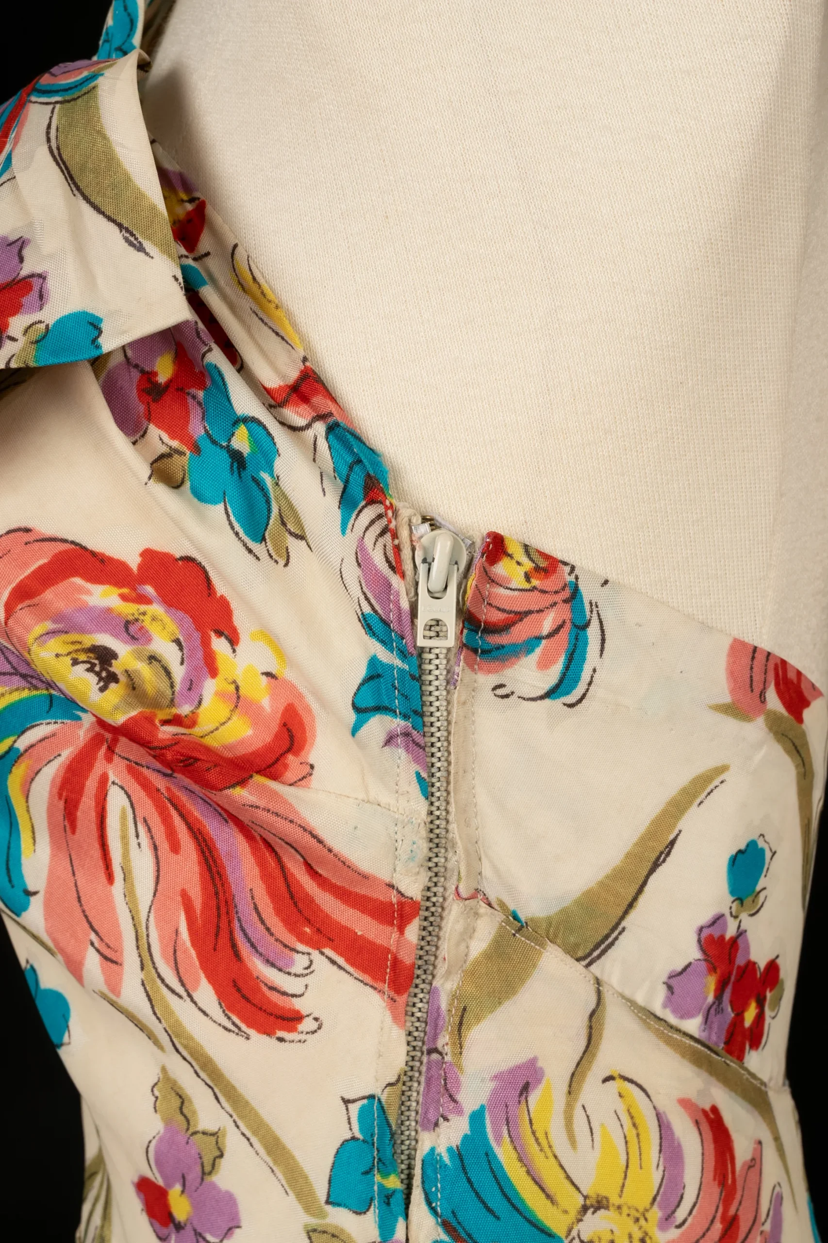 Robe fleurie 1940's – Image 6