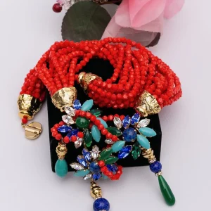 Collier de perles et strass Yves Saint Laurent (Attribué à)