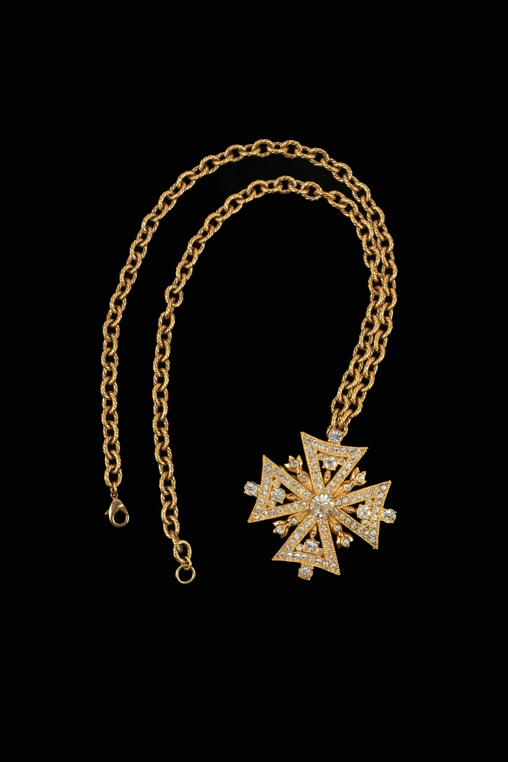 Collier "croix de malte" Christian Dior – Image 7