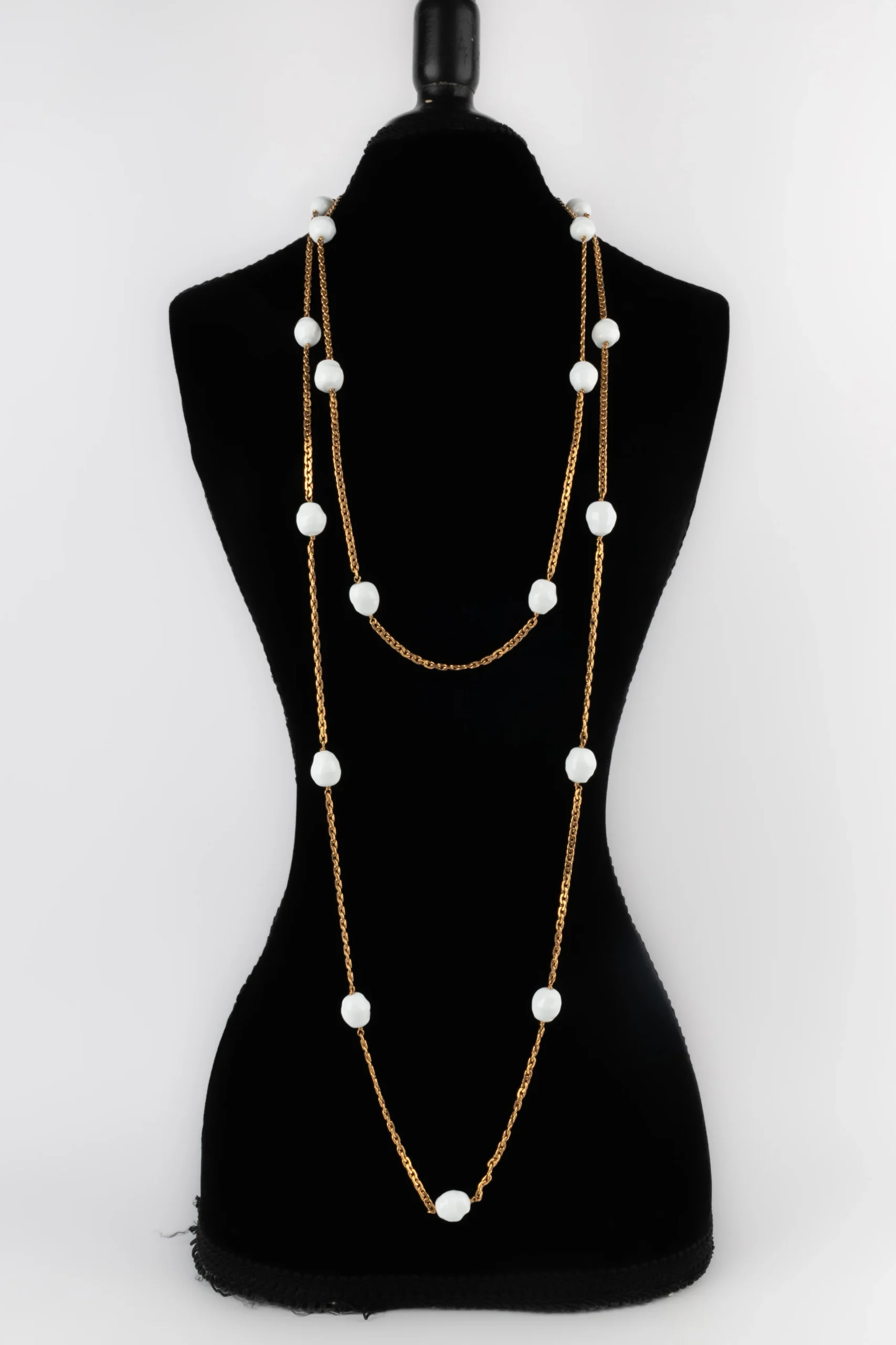 Collier / sautoir de perles Chanel – Image 2