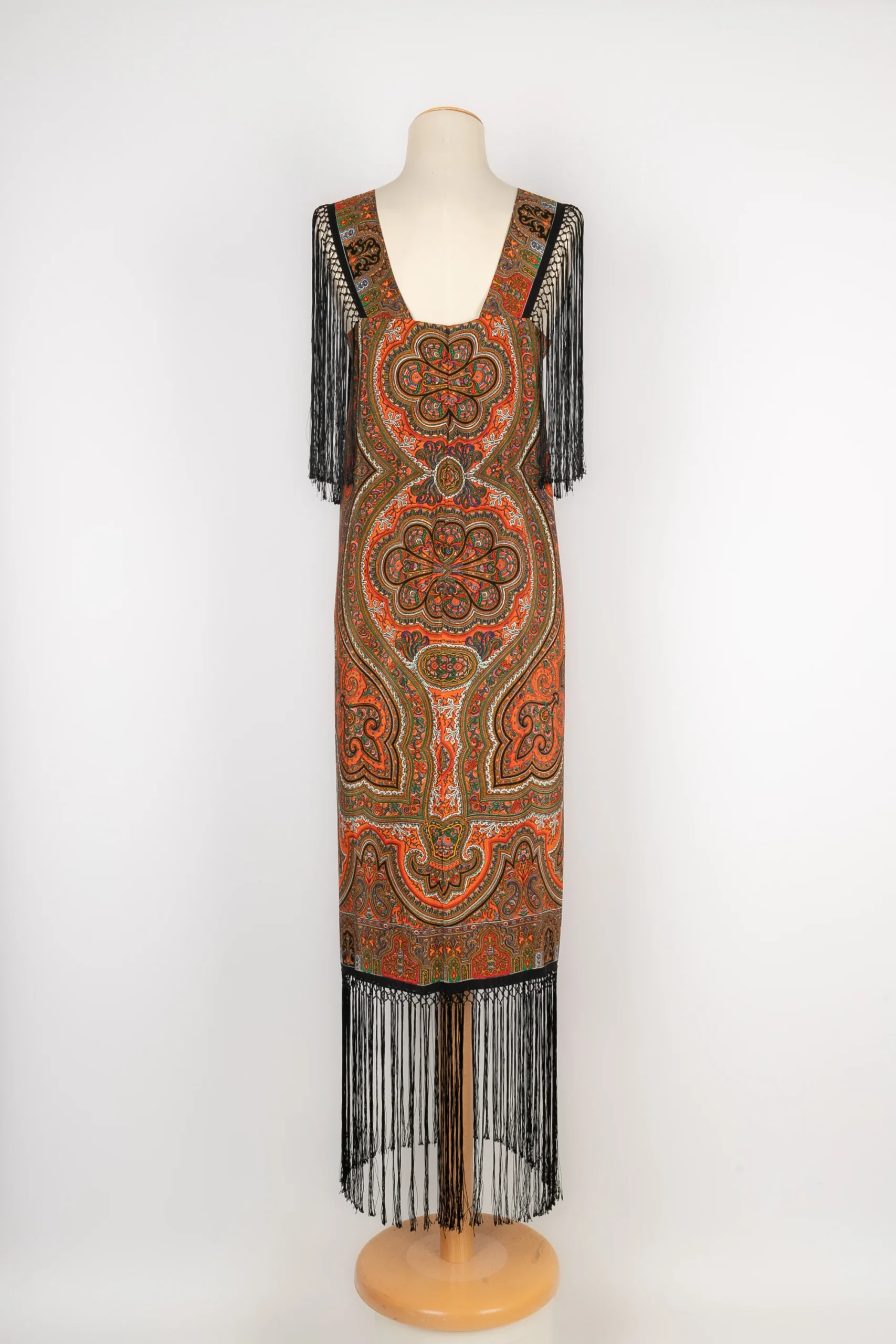 Robe en soie 1930's – Image 5