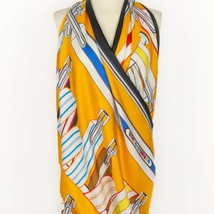 Foulard / carré "les sangles finesse" Hermès